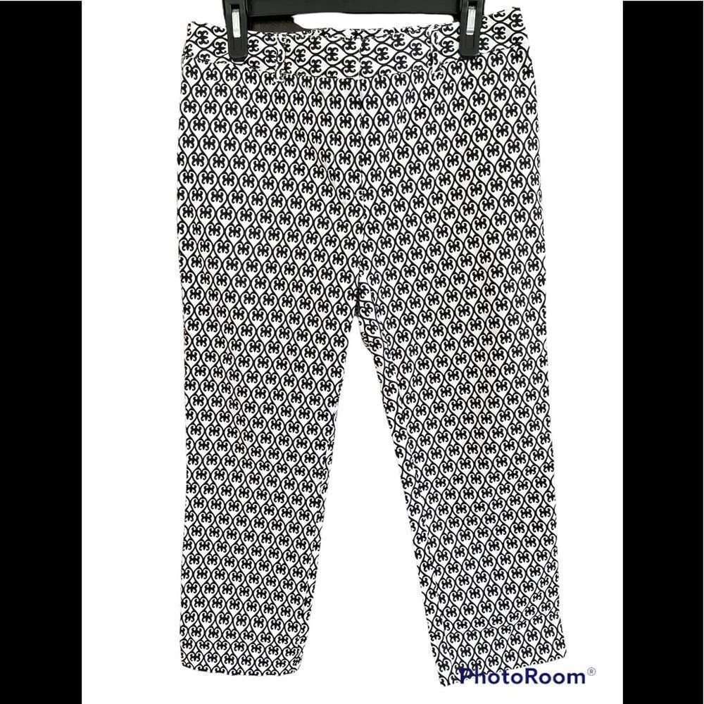 New without tags Charter Club Modern black/white print crop pants, size 6